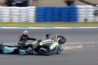 Las peores caídas del Grand Prix de España