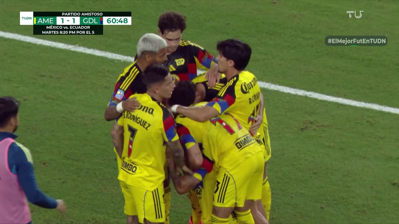 ¡Gol del América! Víctor Dávila capitaliza el osote de Efraín Álvarez