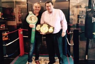 Mauricio Sulaimán del CMB y Gilberto Mendoza de la AMB se reunieron en Panamá