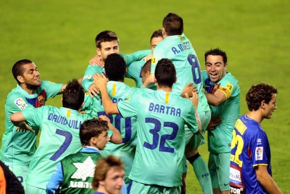 El Barcelona era toda una 'piña', como se dice en España.