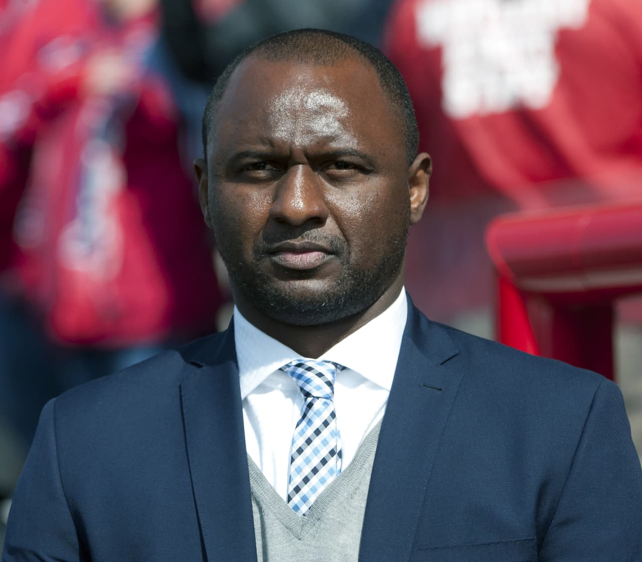 El francés Patrick Vieira, feliz con su debut en New York City FC.