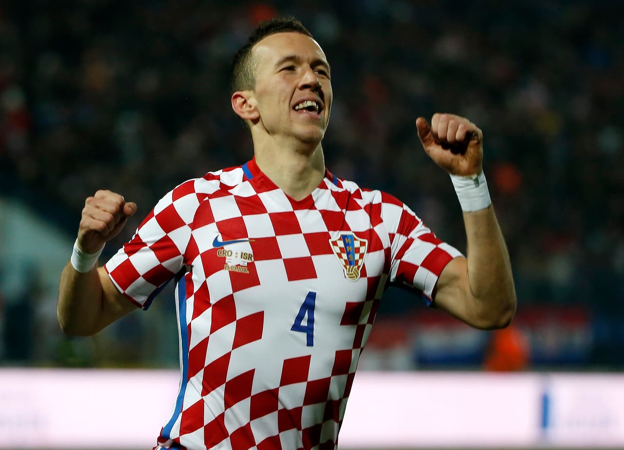 Perisic es un volante diestro que juega a perfil cambiado.