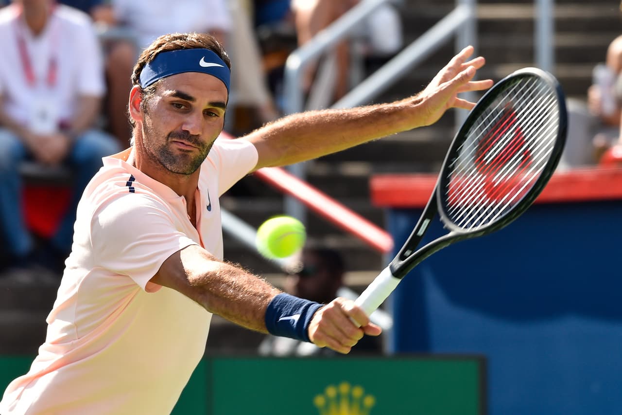 El suizo Roger Federer nunca estuvo en su mejor nivel durante esta tarde.