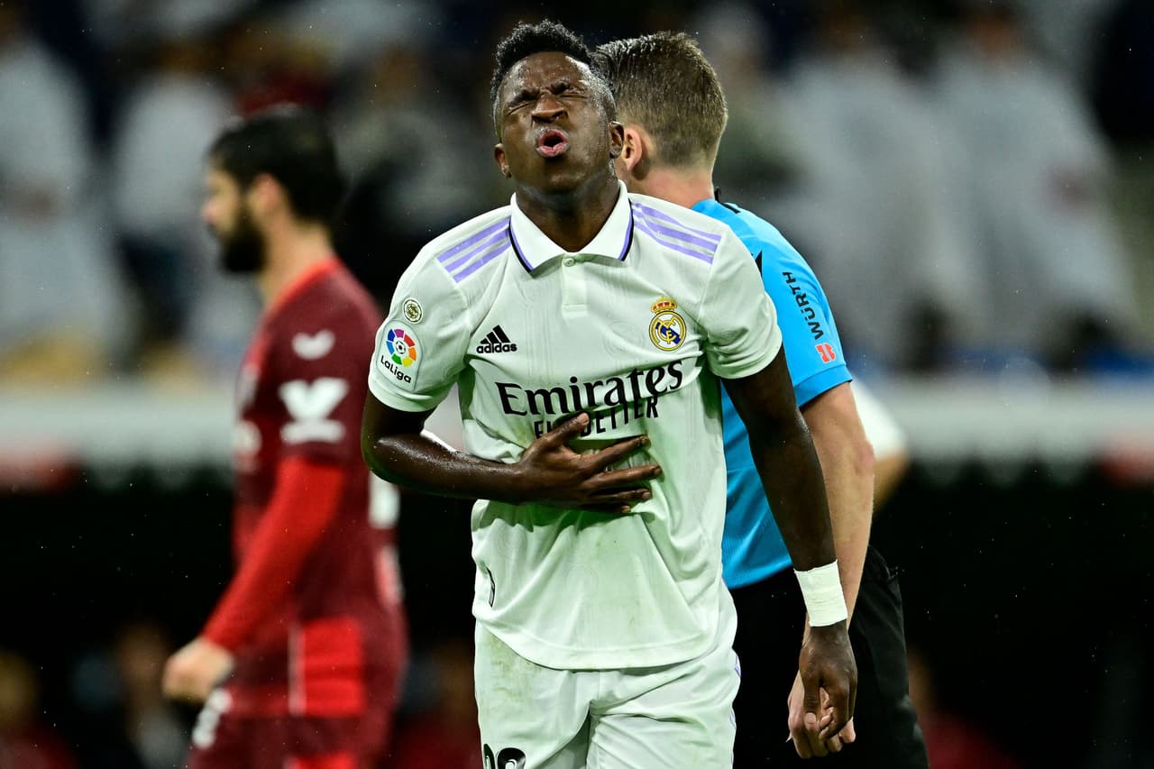 En el juego se quedó con las ganas de gol Vinicius Junior.