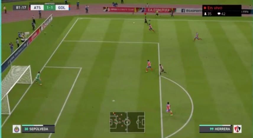 Fernando Beltrán se puso las ìlas en el segundo tiempo y consiguió el gol del empate para dividir los puntos.