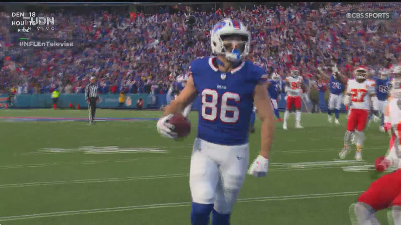 ¡Los Bills pegan primero! Allen con Kincaid para el touchdown