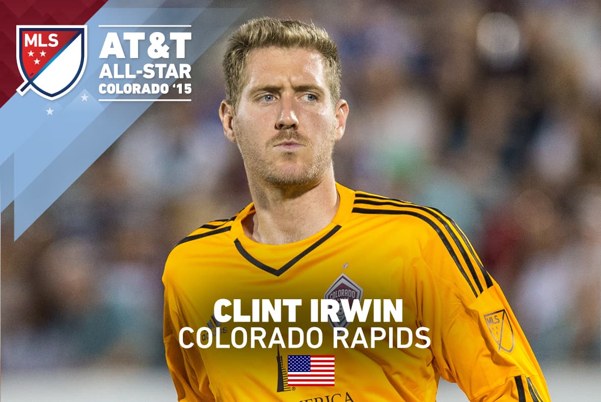 En su tercera temporada en la MLS, Clint Irwin se ha consolidado como el portero titular de los Colorado Rapids.