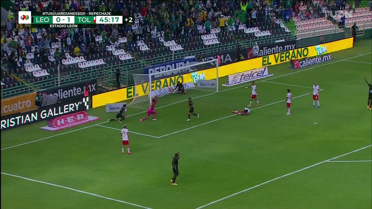 ¡GOOOL! Víctor Dávila anota para León.