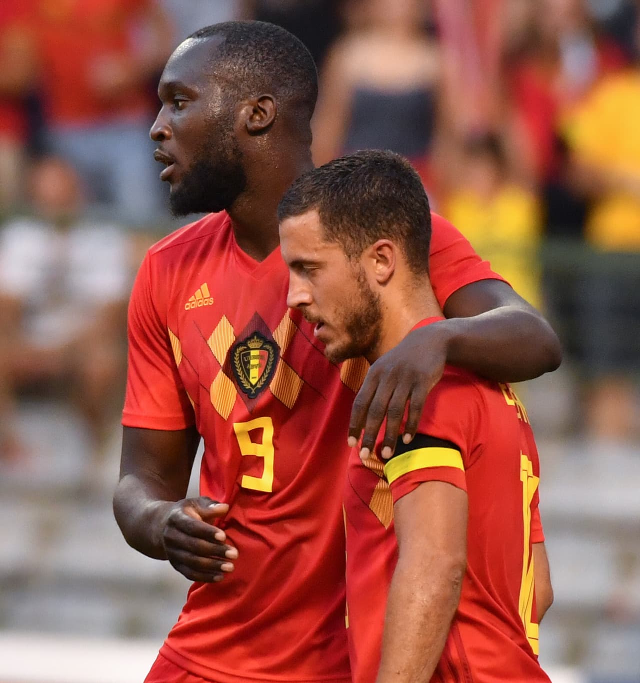 Bélgica se fue al descanso con un 57 por ciento de posesión en la primera mitad y la ventaja en el marcador.