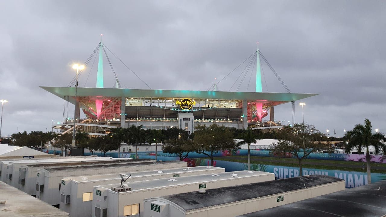 El Hard Rock Stadium listo para conocer al nuevo campeón de la NFL