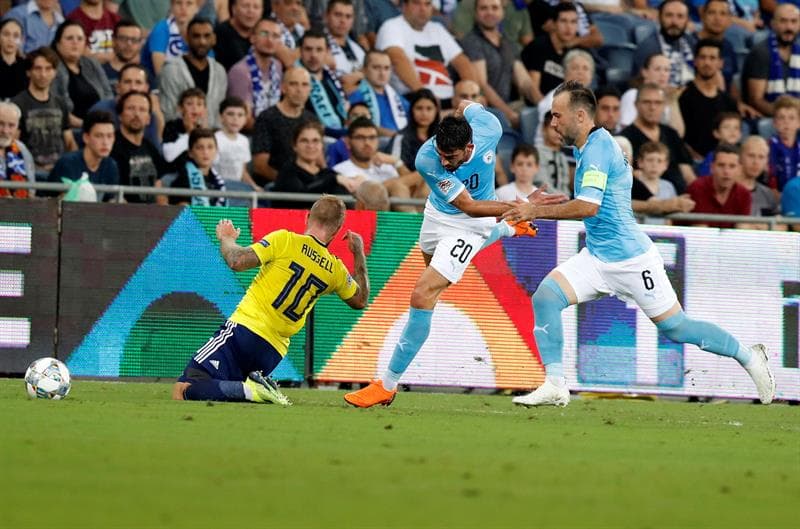 Israel quedó de segundo superado por Escocia, que es líder por mejor diferencia de gol (+2).