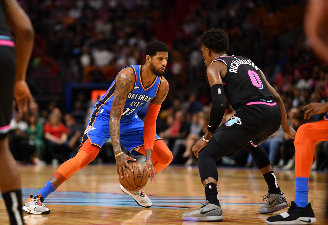 <b>Thunder 118-102 Heat: </b>el show en Miami se lo robó el equipo de Oklahoma con un Paul George pletórico ante el aro. La visita, con este, extendió su racha a siete triunfos.