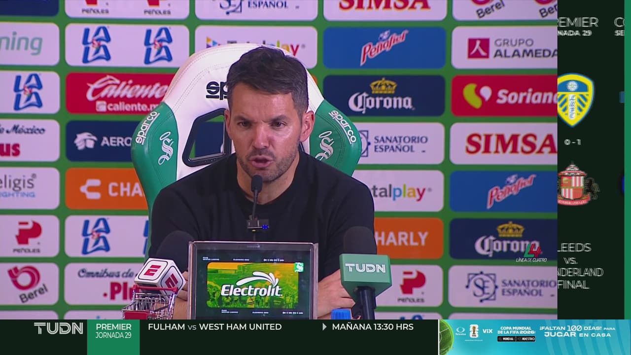 "No se puede hablar de títulos": Las fuertes palabras de Larcamón