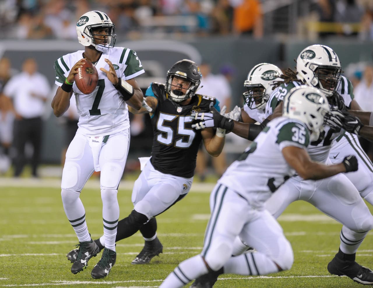 NY Jets 17-13 Jaguars: Geno Smith cargó con el peso de la ofensiva neoyorquina