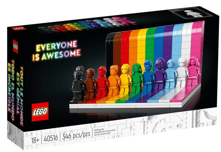 El set especial es nombrado ‘Everyone is Awesome’ (todos son increíbles).