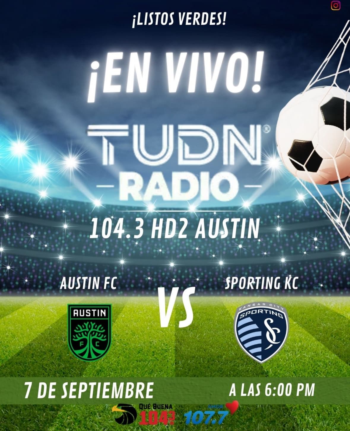 No te pierdas este Domingo el partido de Austin FC
