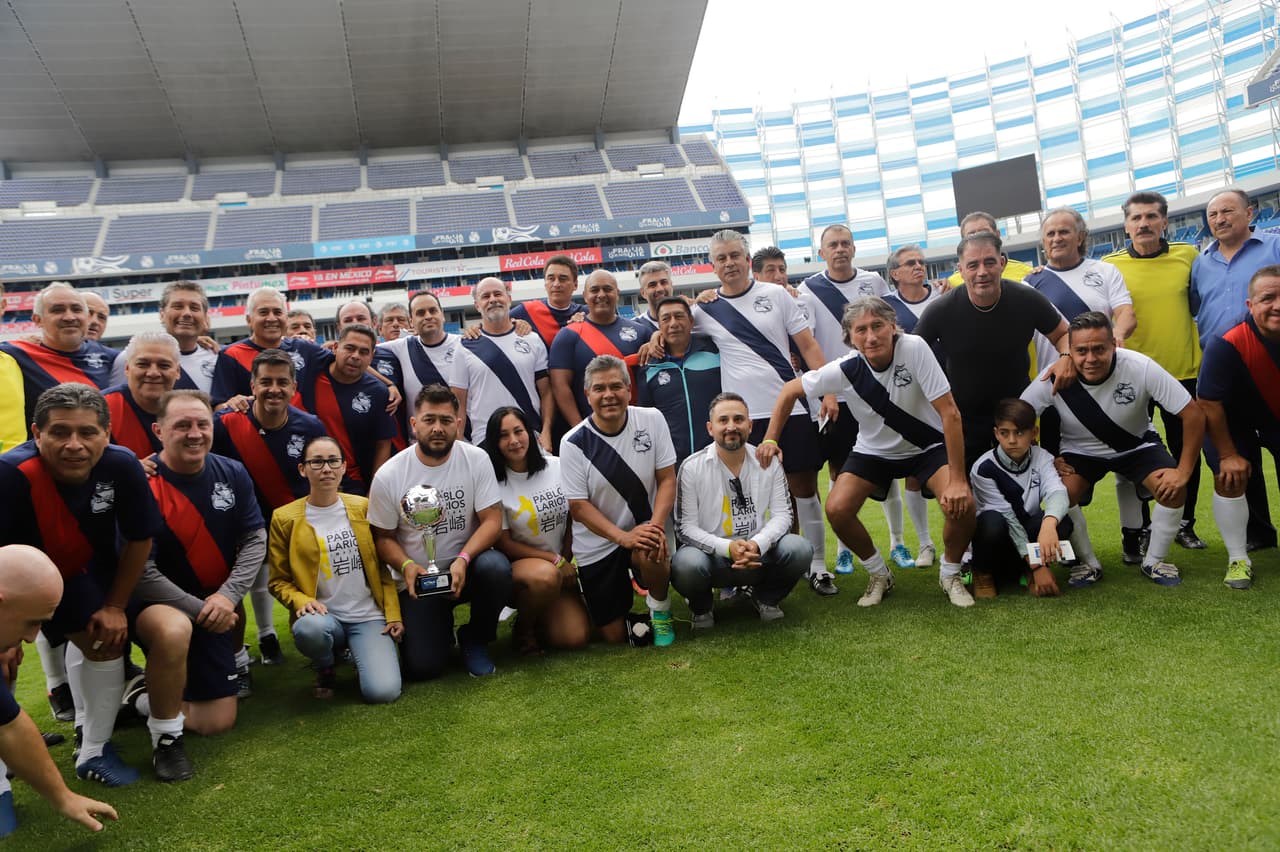 Las leyendas del Puebla se unieron por una buena causa y su gesto será recordado.