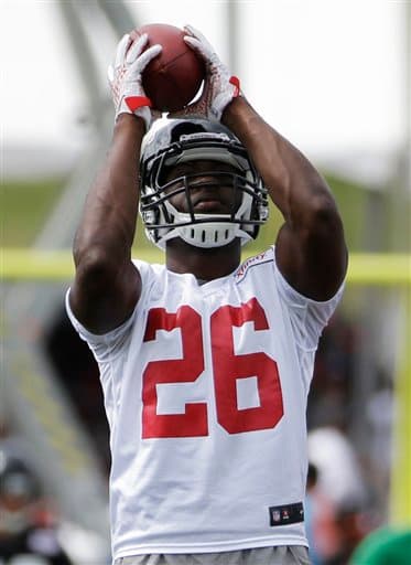 Las mejores imágenes del novato egresado de Indiana, Tevin Coleman, ya como RB de los Atlanta Falcons.