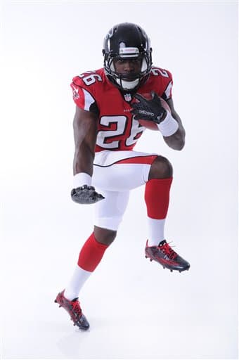 Las mejores imágenes del novato egresado de Indiana, Tevin Coleman, ya como RB de los Atlanta Falcons.