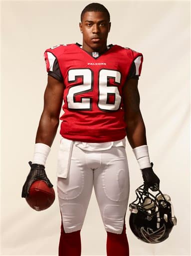 Las mejores imágenes del novato egresado de Indiana, Tevin Coleman, ya como RB de los Atlanta Falcons.