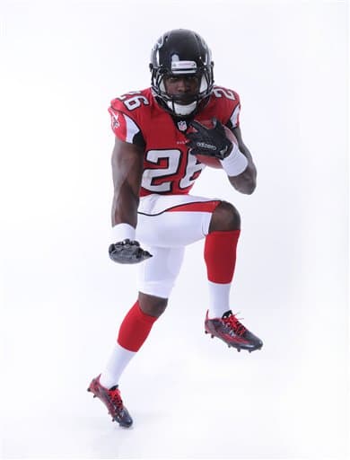 Las mejores imágenes del novato egresado de Indiana, Tevin Coleman, ya como RB de los Atlanta Falcons.