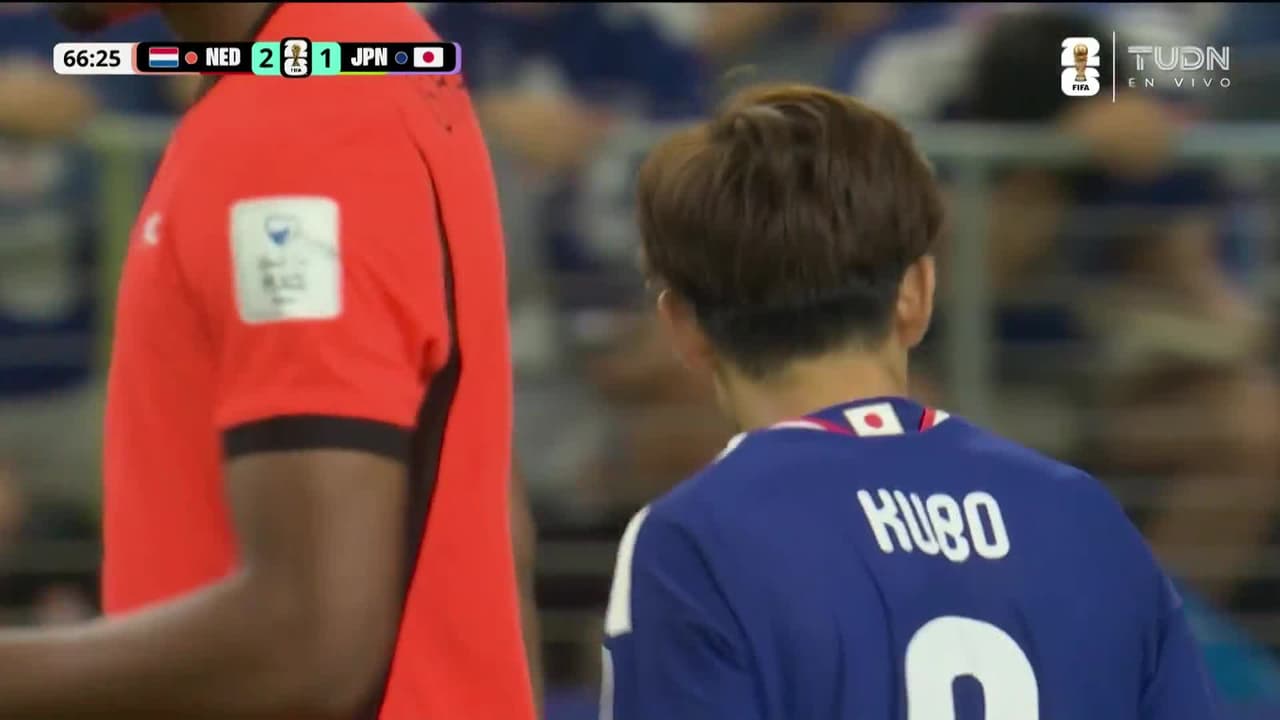 ¡Kubo rozó el empate! Zurdazo que pasó muy cerca