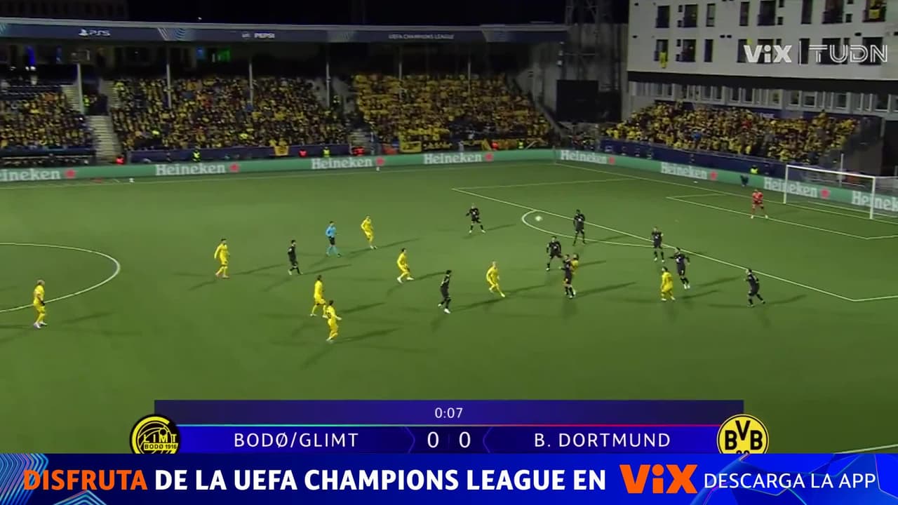 ¡En vivo! Bodø/Glimt vs. Borussia Dortmund: duelo de Champions League