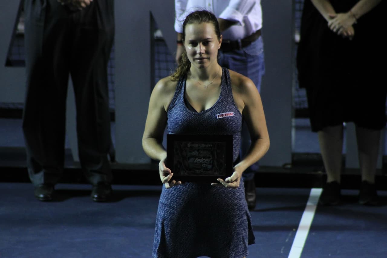 Voegel sorprendió al llegar hasta la Final, pues ocupa el lugar 183 del ranking de la WTA.