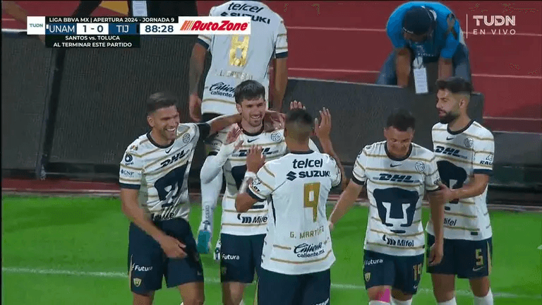 Pumas vs. Tijuana EN VIVO de Liga MX Apertura 2024: Pumas la gana con gol de Pusseto