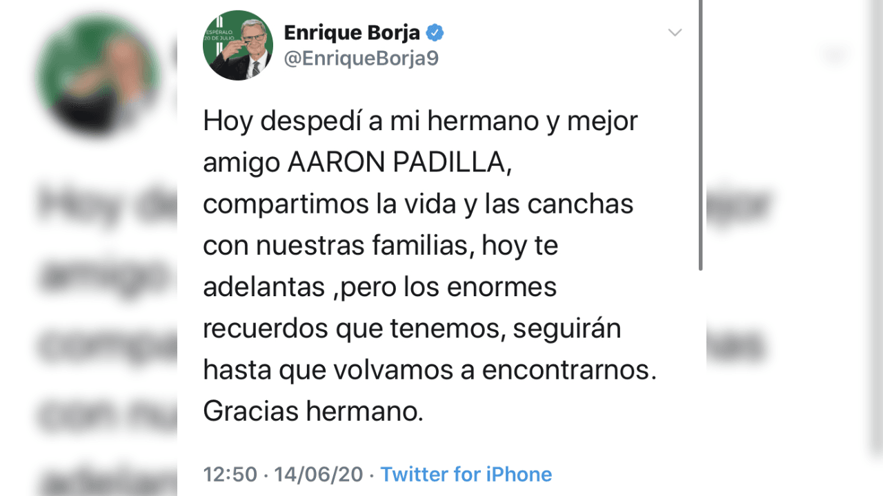 Así se despidieron de Aarón Padilla su hijo, excompañeros y los clubes de un referente en el futbol mexicano. Que en paz descanse.
