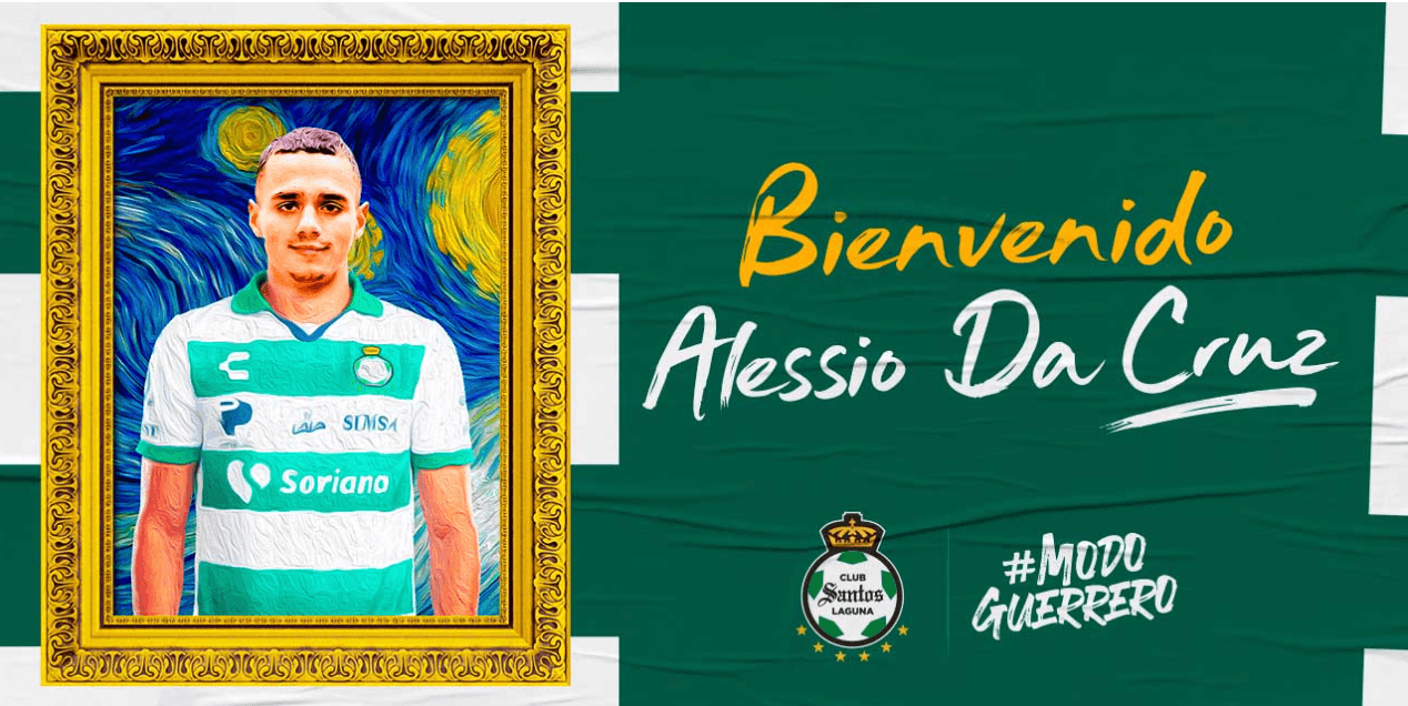Santos anuncia al holandés Alessio Da Cruz como refuerzo