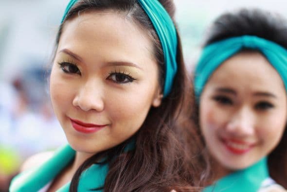 La carrera de autos más importante del mundo, debe tener a las mujeres más hermosas de todo el planeta. Te presentamos este collage de diosas de la F1.