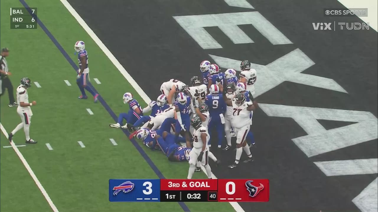 ¡Se estrena con Texans! Touchdown de David Montgomery