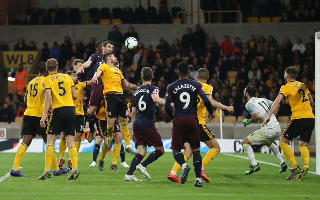 Con sendo testarazo, el griego Sokratis Papastathopoulos le daba al Arsenal el gol de la honra a los 80 minutos pero la suerte ya estaba echada para los Gunners.