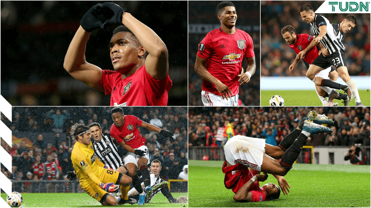 Los Red Devils ganan tranquilamente en Old Trafford con tres goles a cero al Partizan y pasan a la siguiente ronda de la Europa League.