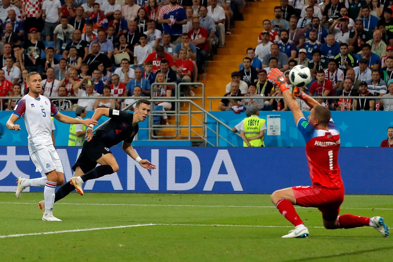 105.- Ivan Perisic (Croacia) al minuto 53. Croacia 2-1 Islandia.