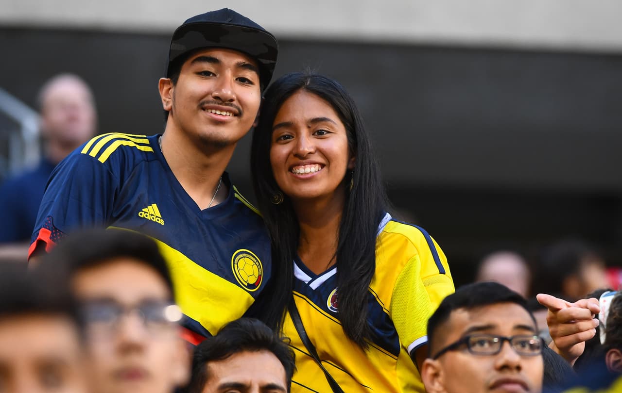 Colombia encontró apoyo de su gente en todos los partidos que disputó.
<br>