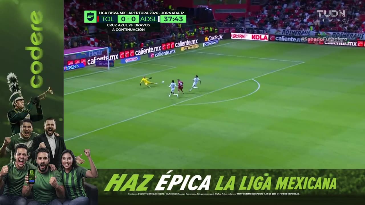 ¡Muralla bajo los tres palos! Aparece la gran figura de Lajud para salvar a San Luis frente al Toluca