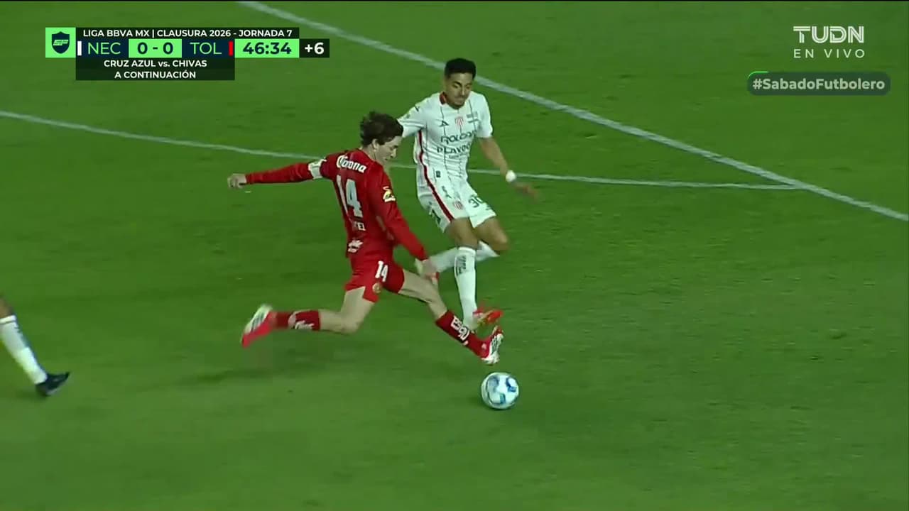 ¡La tuvo el Toluca! Marcel tenía solo a Gallardo pero decidió definir y su tiro se fue desviado