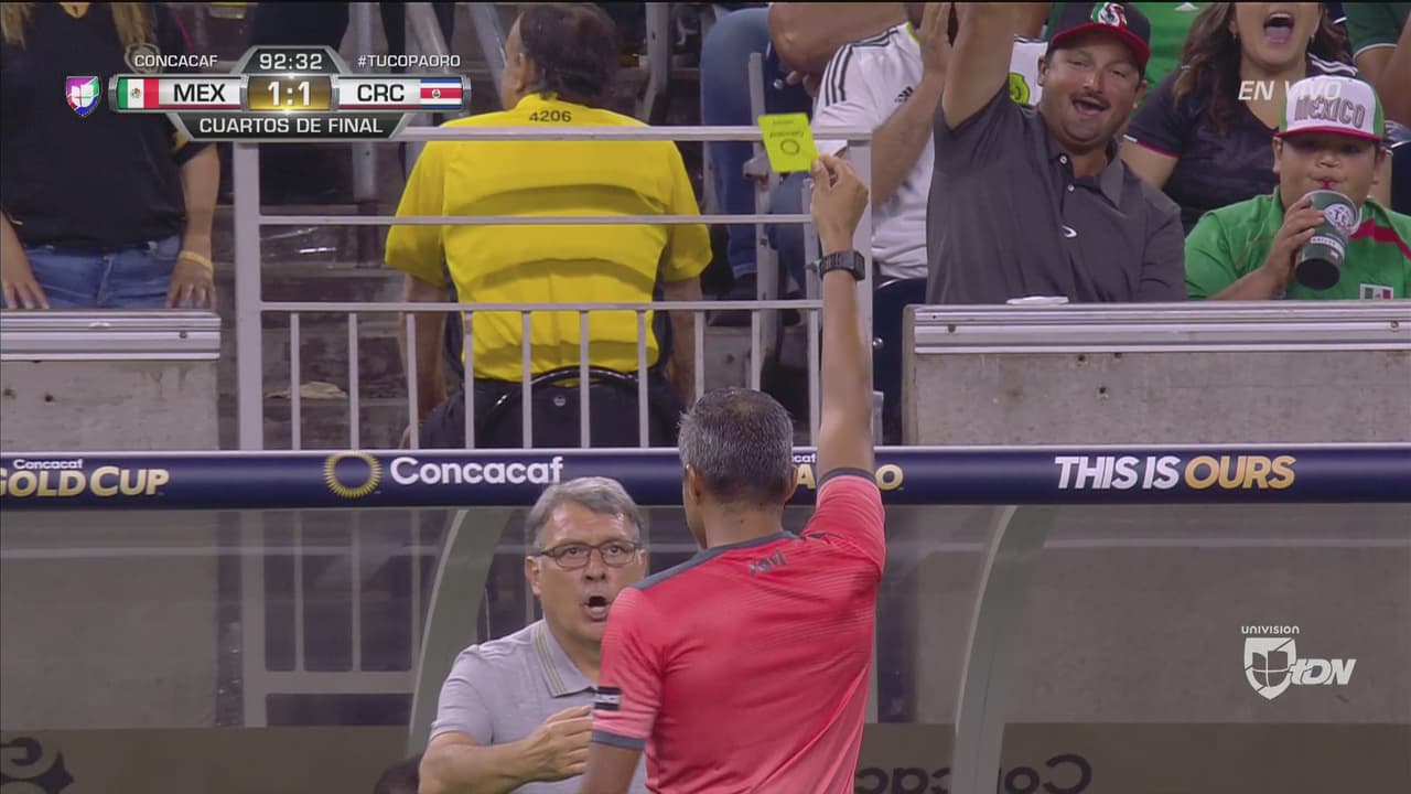 Martino se perdería la Semifinal: amarilla ante Costa Rica por alegar