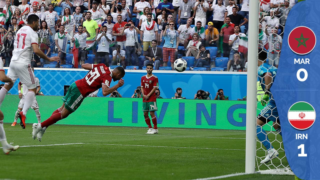 Primer autogol del Mundial le da victoria a Irán ante Marruecos