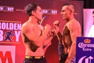 Ronny Ríos y Robinson Castellanos en peso