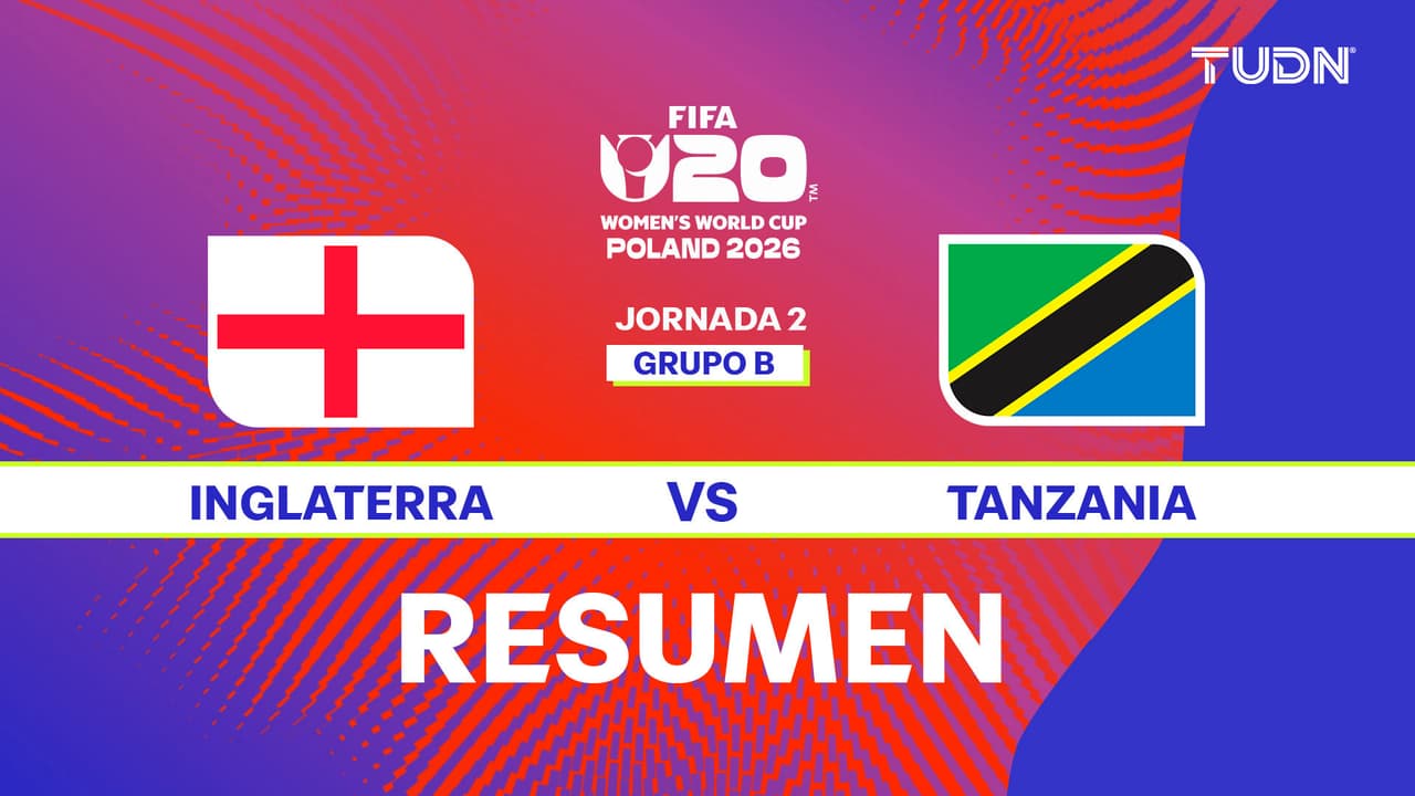 Resumen | Inglaterra vs. Tanzania, Mundial Femenino Sub-20 Polonia 2026