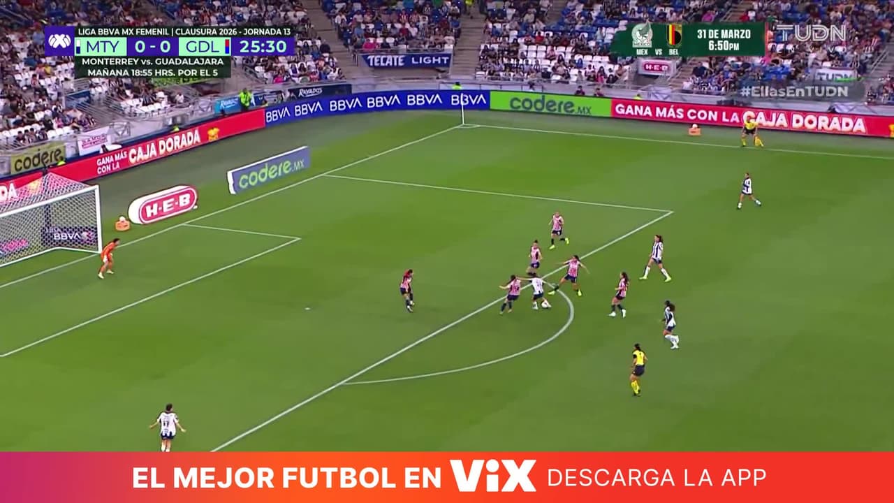 ¡Metal evita el primero de Rayadas! Blanca Félix desvía