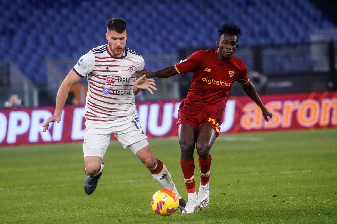 AS Roma se impuso al Cagliari por la mínima tras un cobro de penal de Oliveira, durante la fecha 22 en la Serie A. La Loba de Mourinho suma tres puntos.