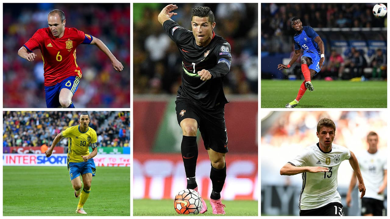 Es probable, que exceptuando el Mundial, la Eurocopa sea el torneo de selecciones que presenta el mayor número de figuras a seguir. El evento que en esta ocasión será en Francia nos ha alcanzado e inicia este viernes. Aquí te dejamos las figuras a seguir en tan importante evento futbolístico.