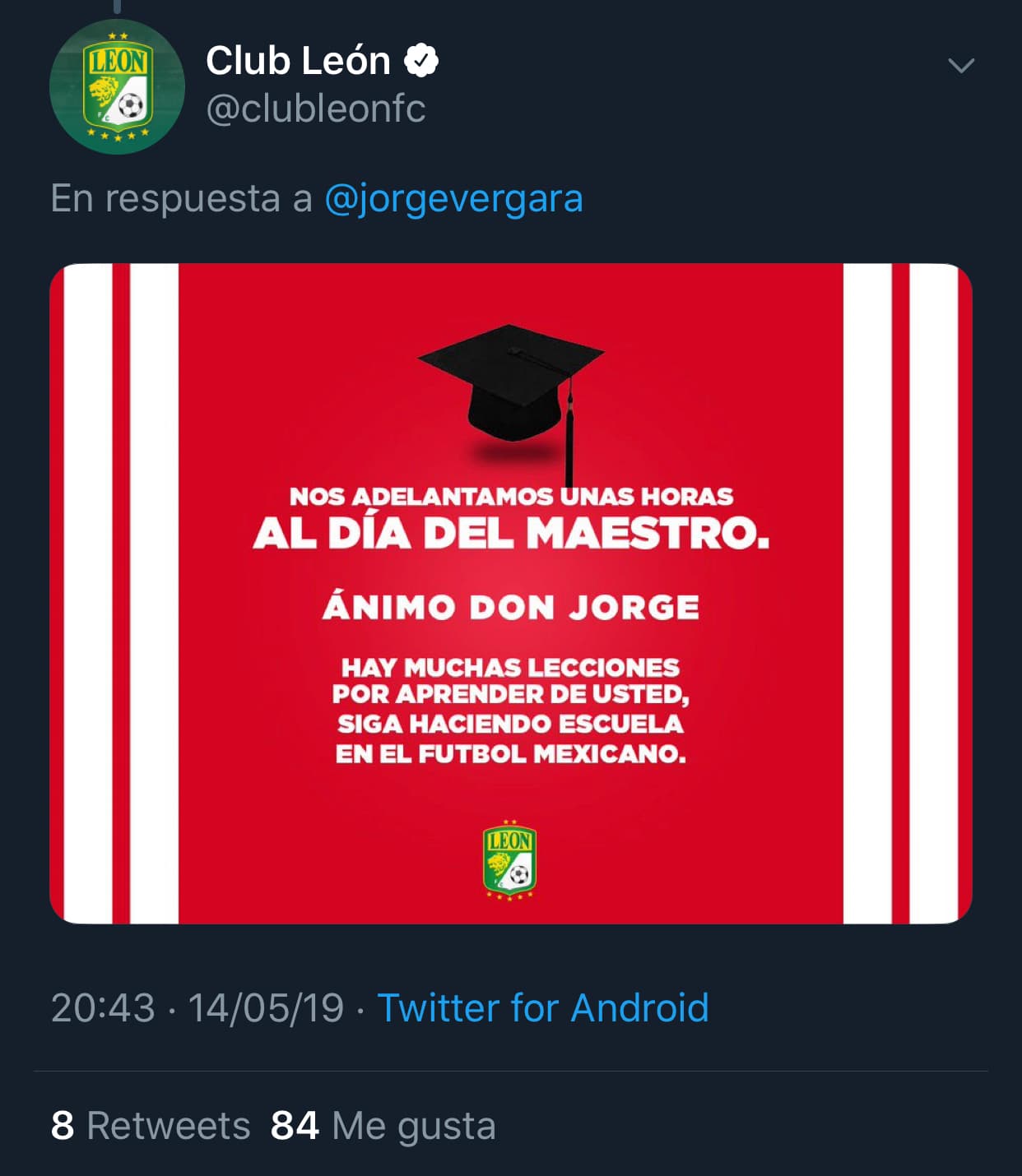 Esmeraldas del León.