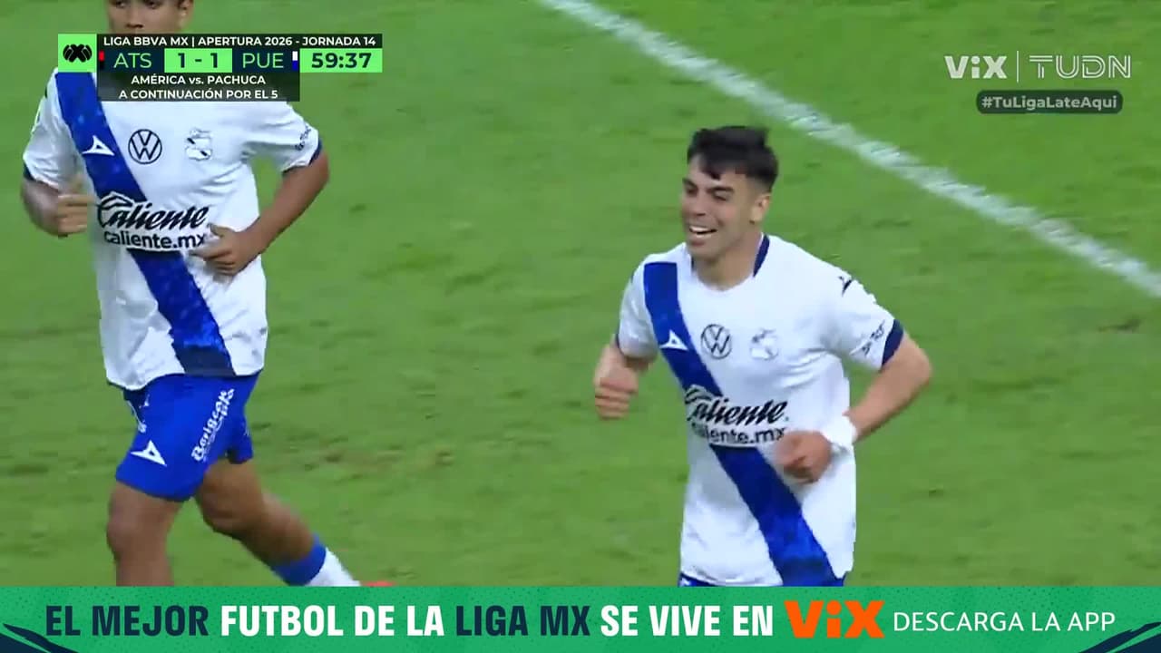 ¡Autogol del Atlas! Error de Jorge Sánchez y el Puebla se adelanta en el marcador