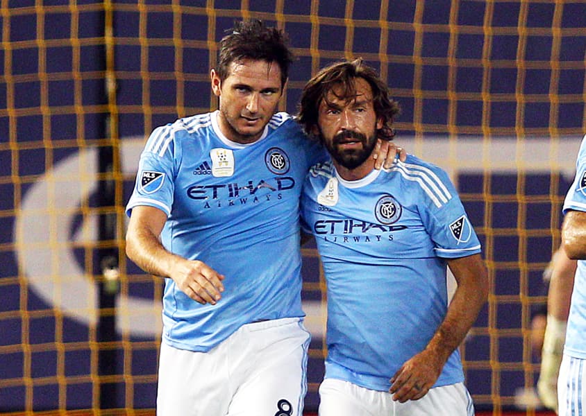 Andrea Pirlo y Frank Lampard, New York City FC