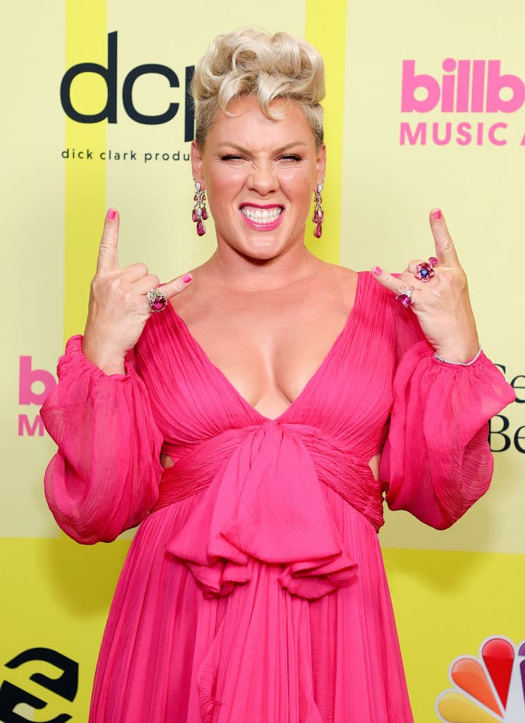 P!nk recibió el premio como artista ícono.